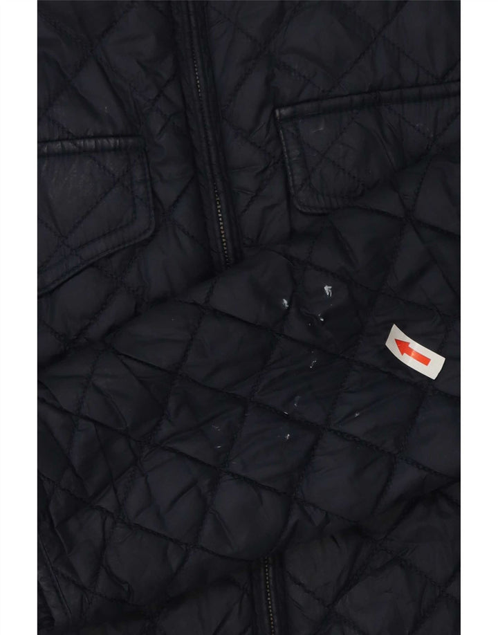 Женская стеганая куртка Barbour UK 10, маленькая, темно-синяя