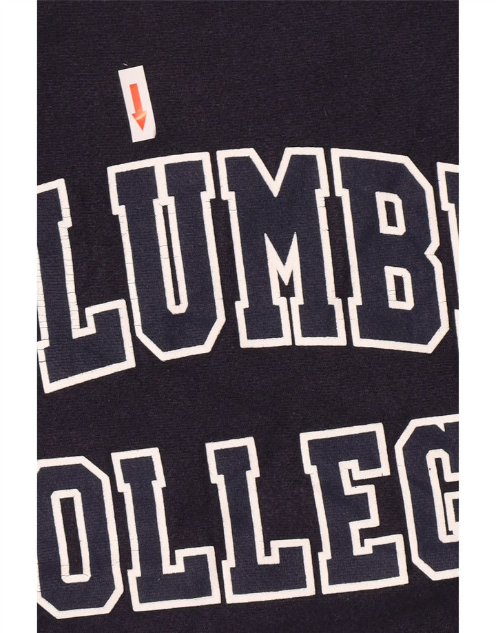 Felpa con grafica Champion Reverse Weave da uomo, piccola, blu navy