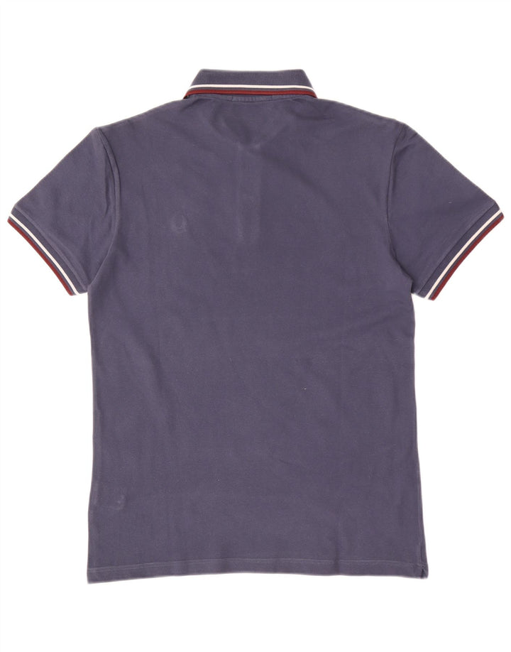 Fred Perry Mens Light and Stretch Polo Shirt Medium Navy Blue Cotton