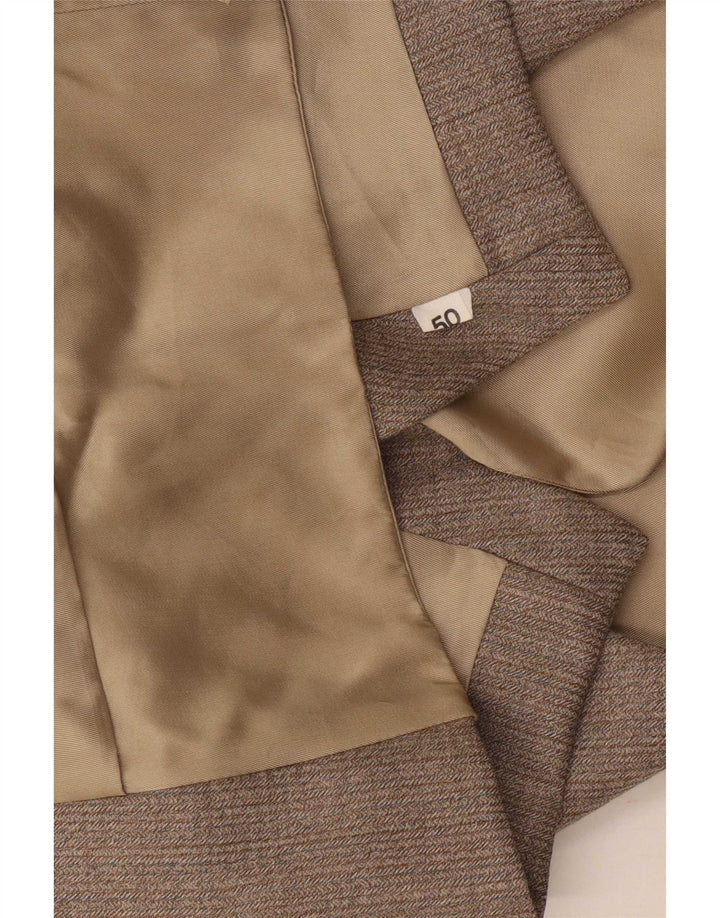 Chaleco vintage para hombre IT 50 Espiga gris medio