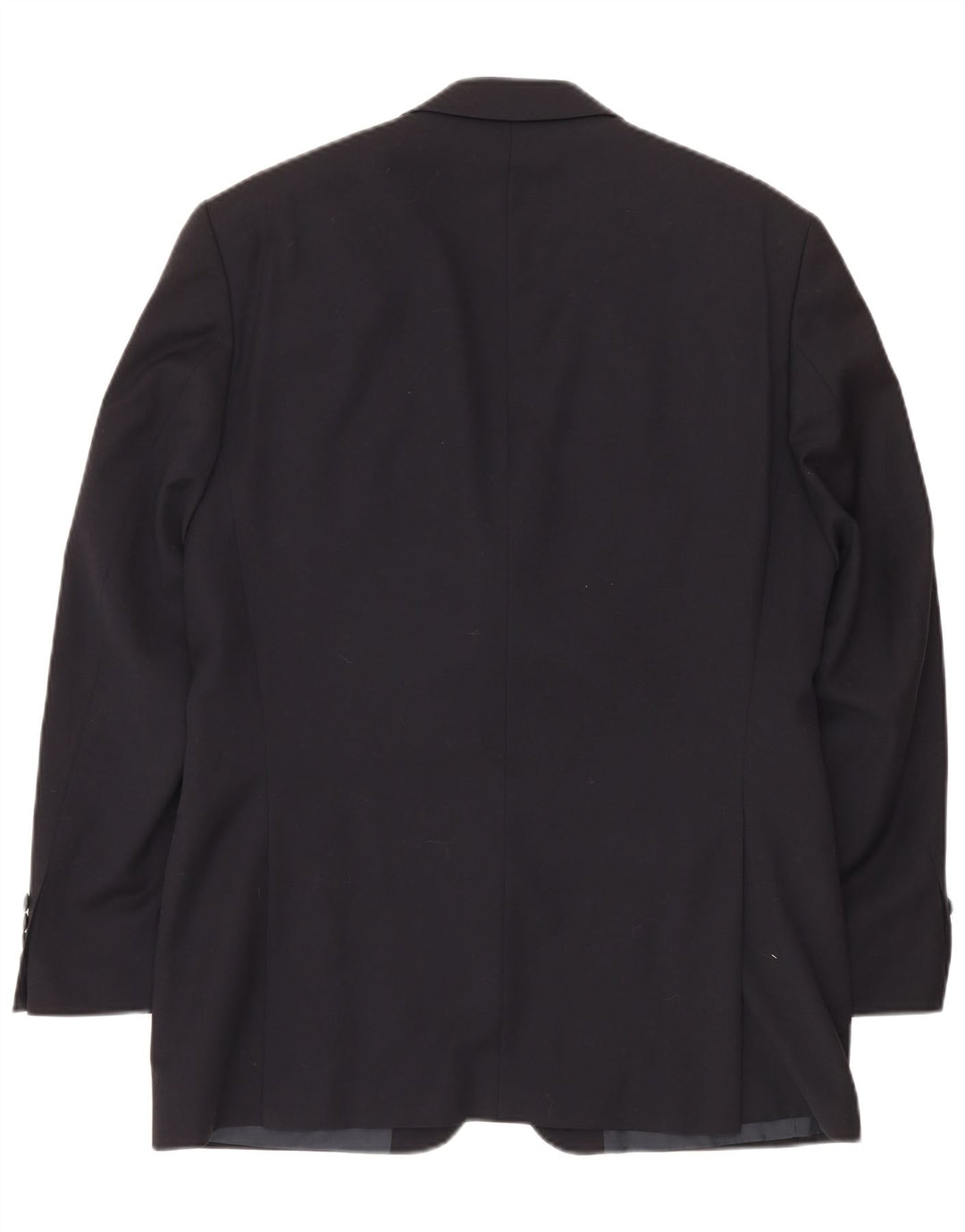 Hugo Boss Mens 3 Button Blazer Jacket EU 50 Large Black Virgin Wool