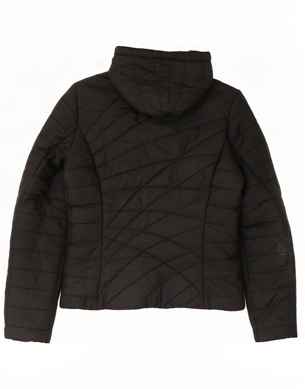 Refrigiwear Womens Hooded Padded Jacket IT 48 Large Black Polyamide