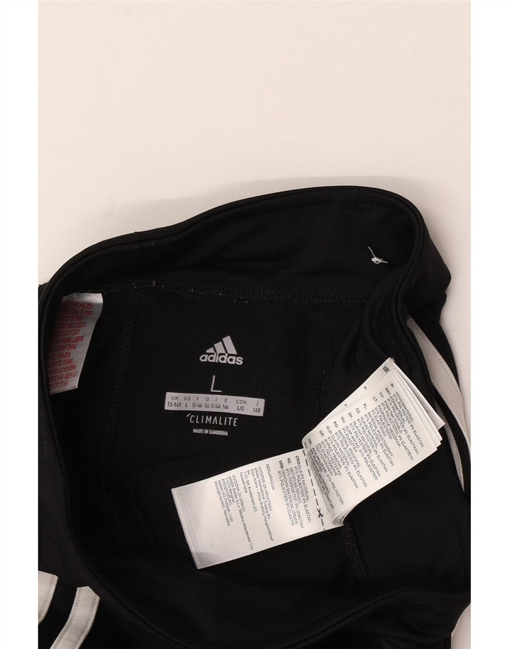 Adidas Girls Climalite Leggings 13-14 Years Large Black Polyester
