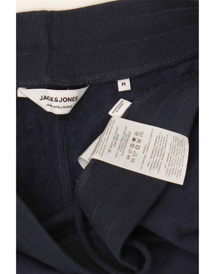 Jack & Jones Mens Graphic Tracksuit Trousers Joggers Medium Navy Blue