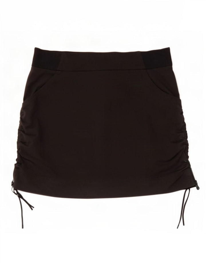 Columbia Womens Mini Skirt Large W34 Black Nylon