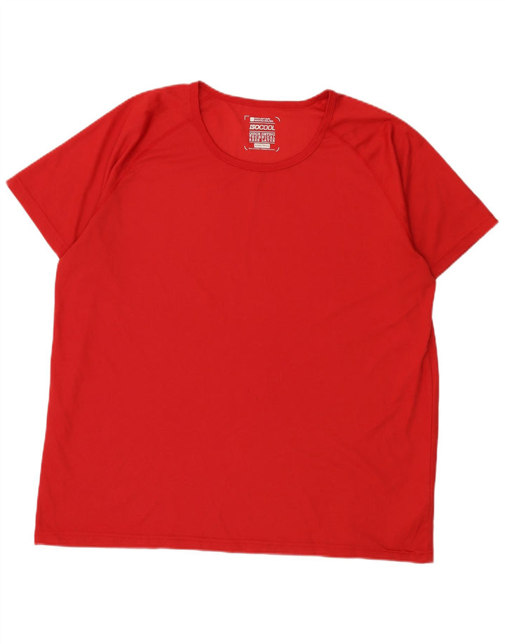 Mountain Warehouse IsoCool T-Shirt-Oberteil für Herren, 3XL, Rot, Polyester