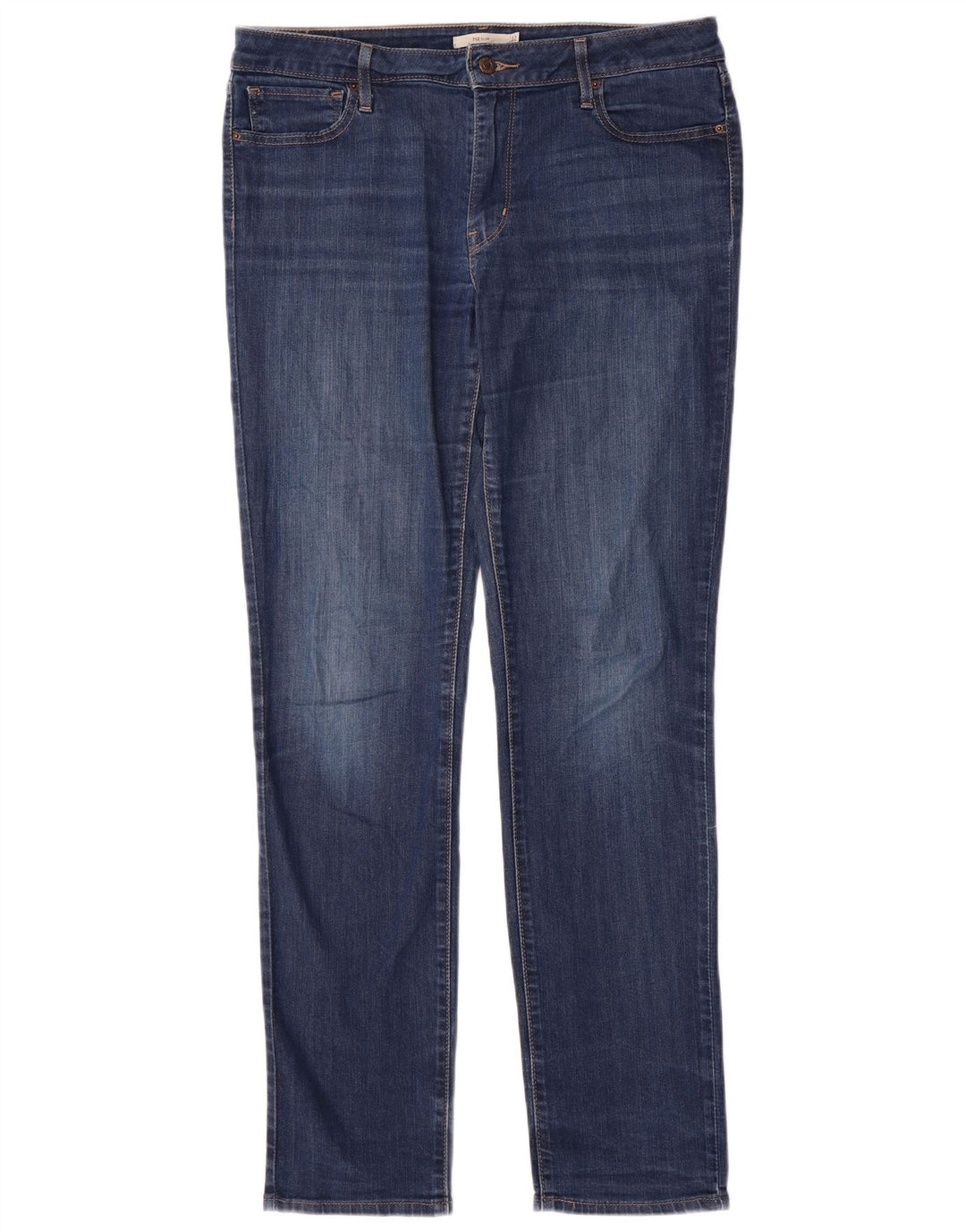 LEVI'S Womens 712 Slim Jeans W32 L34 Blue Cotton