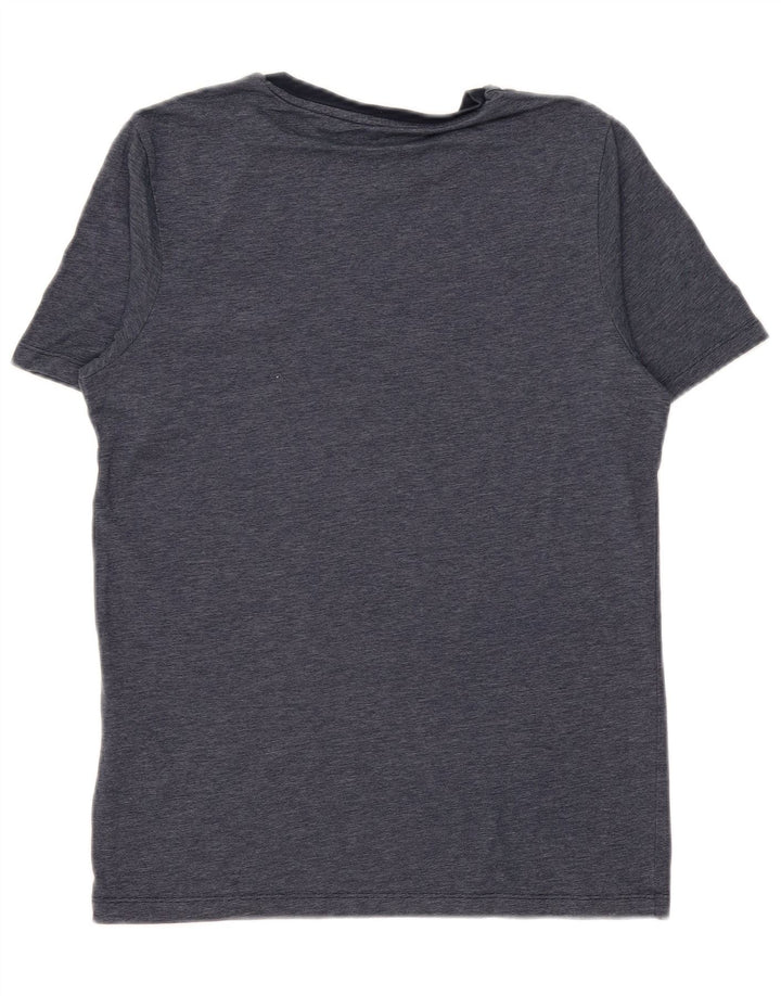 Jack & Jones Mens T-Shirt Top Small Navy Blue Cotton