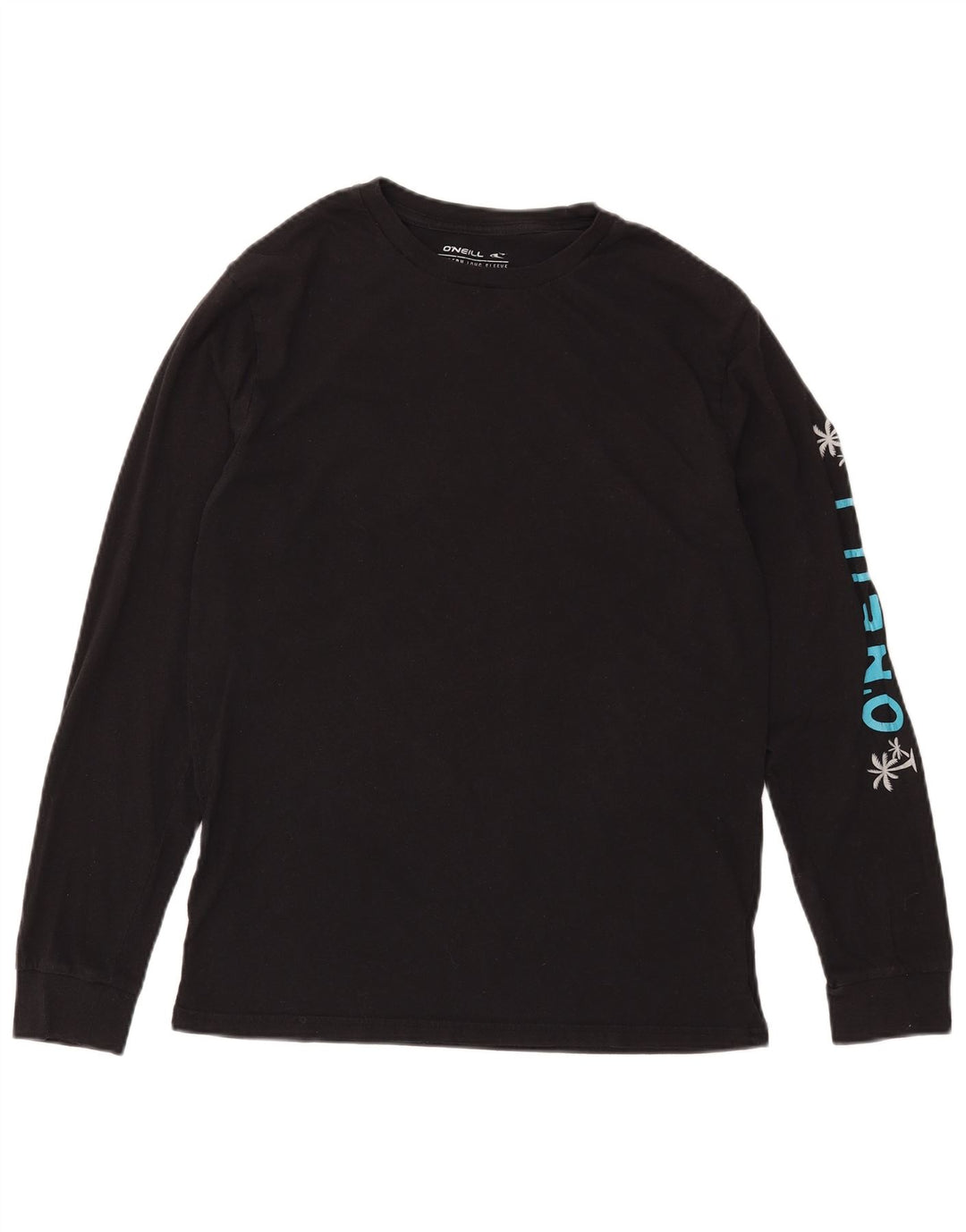 O'Neill Mens Graphic Top Long Sleeve Medium Black Cotton