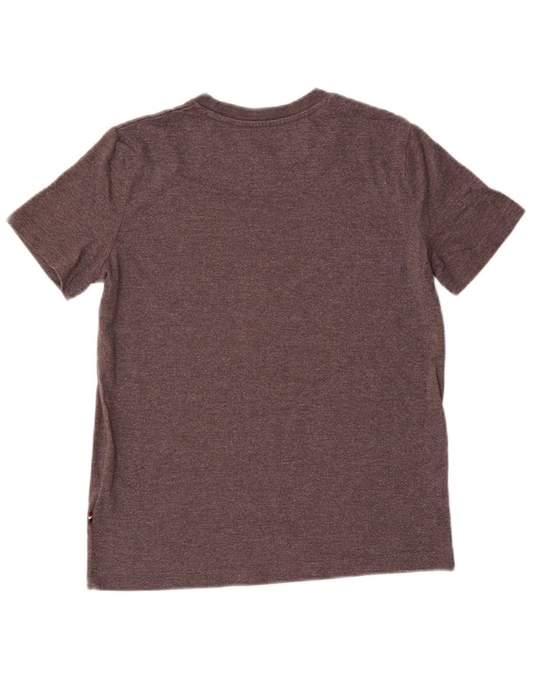 U.S. Polo Assn. Boys Graphic T-Shirt Top 8-9 Years Grey Cotton