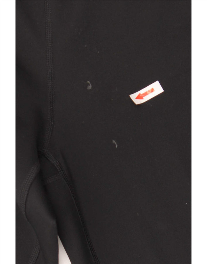 New Balance Womens Graphic Leggings UK 12 Medium Black