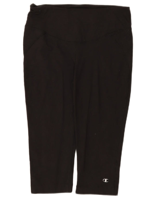 Leggings Capri da donna Champion UK 12 nylon nero medio