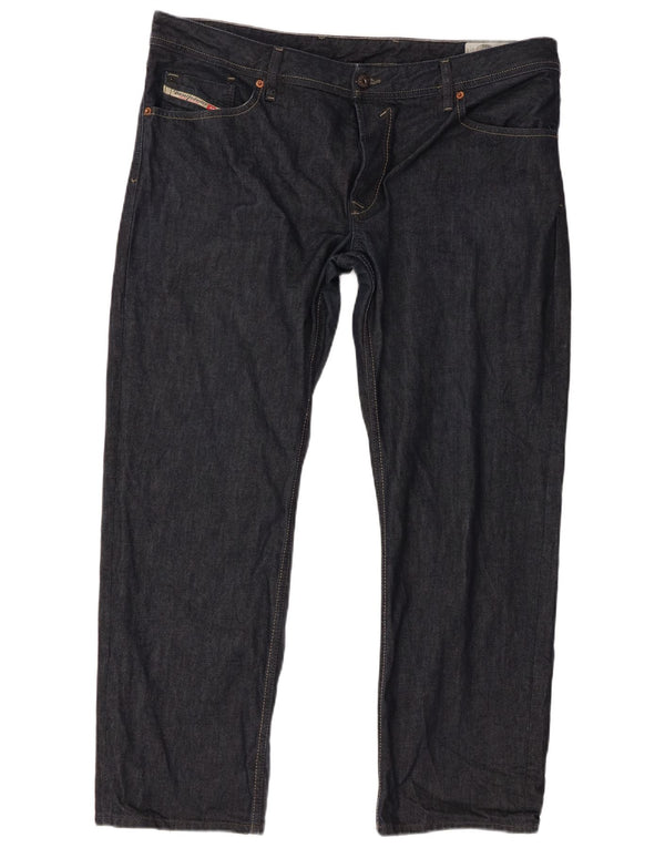 Diesel Męskie Waykee Regular Straight Jeans W40 L30 Granatowa bawełna