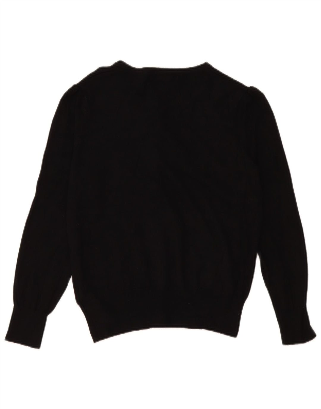 Maglione cardigan da donna Marks & Spencer UK 14 Viscosa nera media