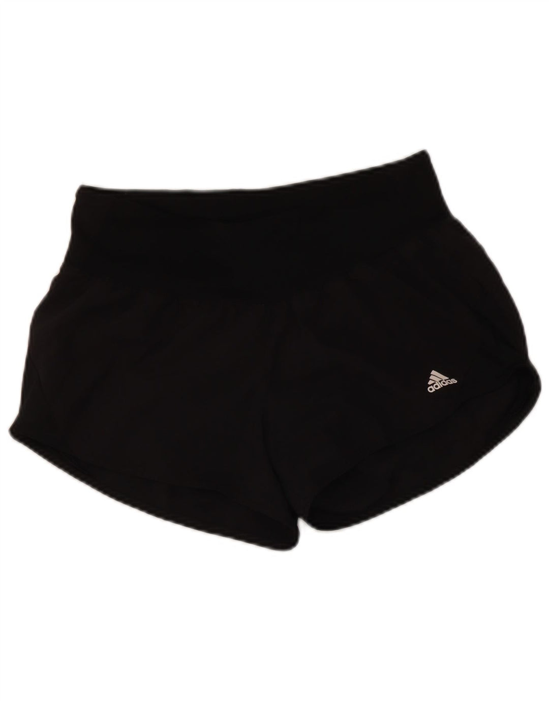 Adidas Womens Sport Shorts UK 10 Small Black Polyester