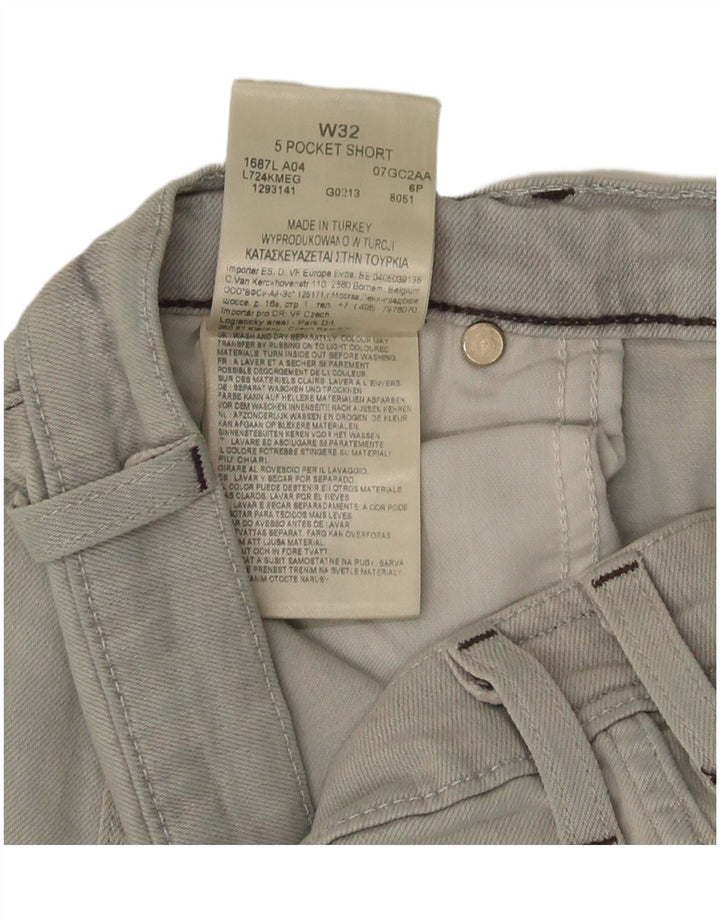 Lee Herren 5-Pocket-Short-Jeansshorts W32 mittelgraue Baumwolle
