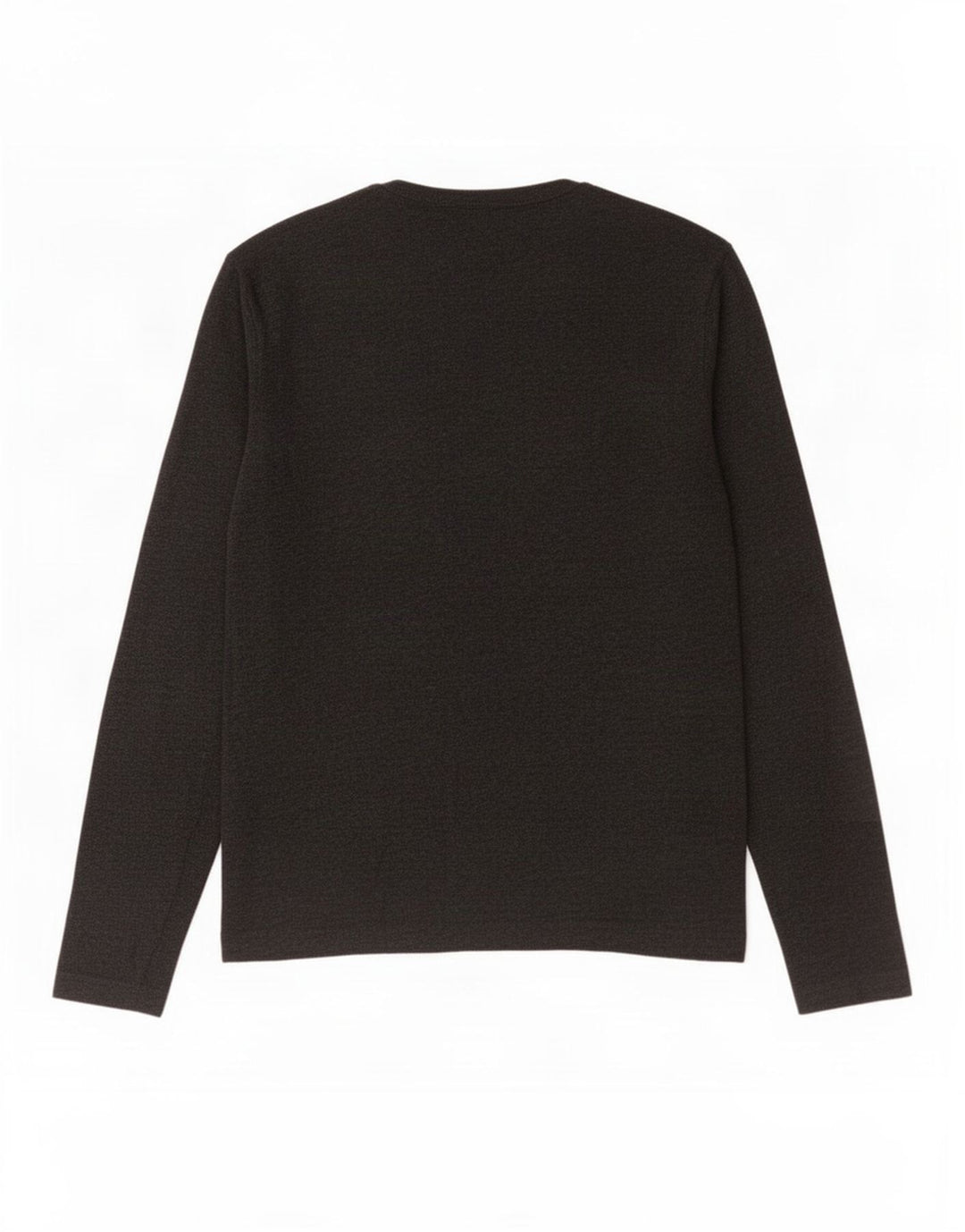 French Connection Top da uomo a maniche lunghe in cotone grigio grande