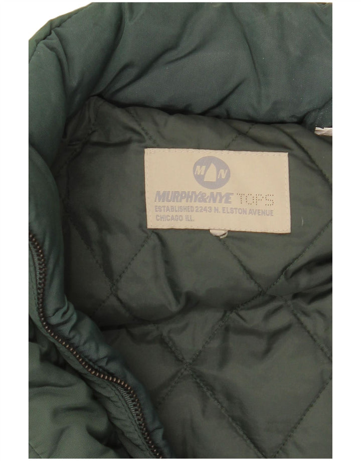 Murphy & Nye Womens Hooded Padded Coat UK 16 Large Green