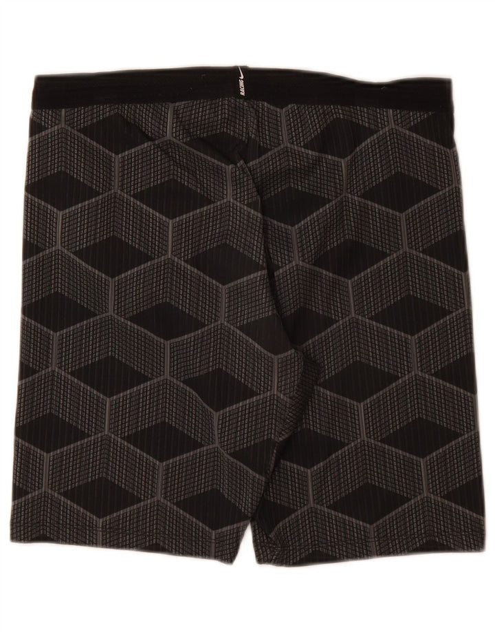 Nike Mens Sport Shorts Grande Cinza Geométrico