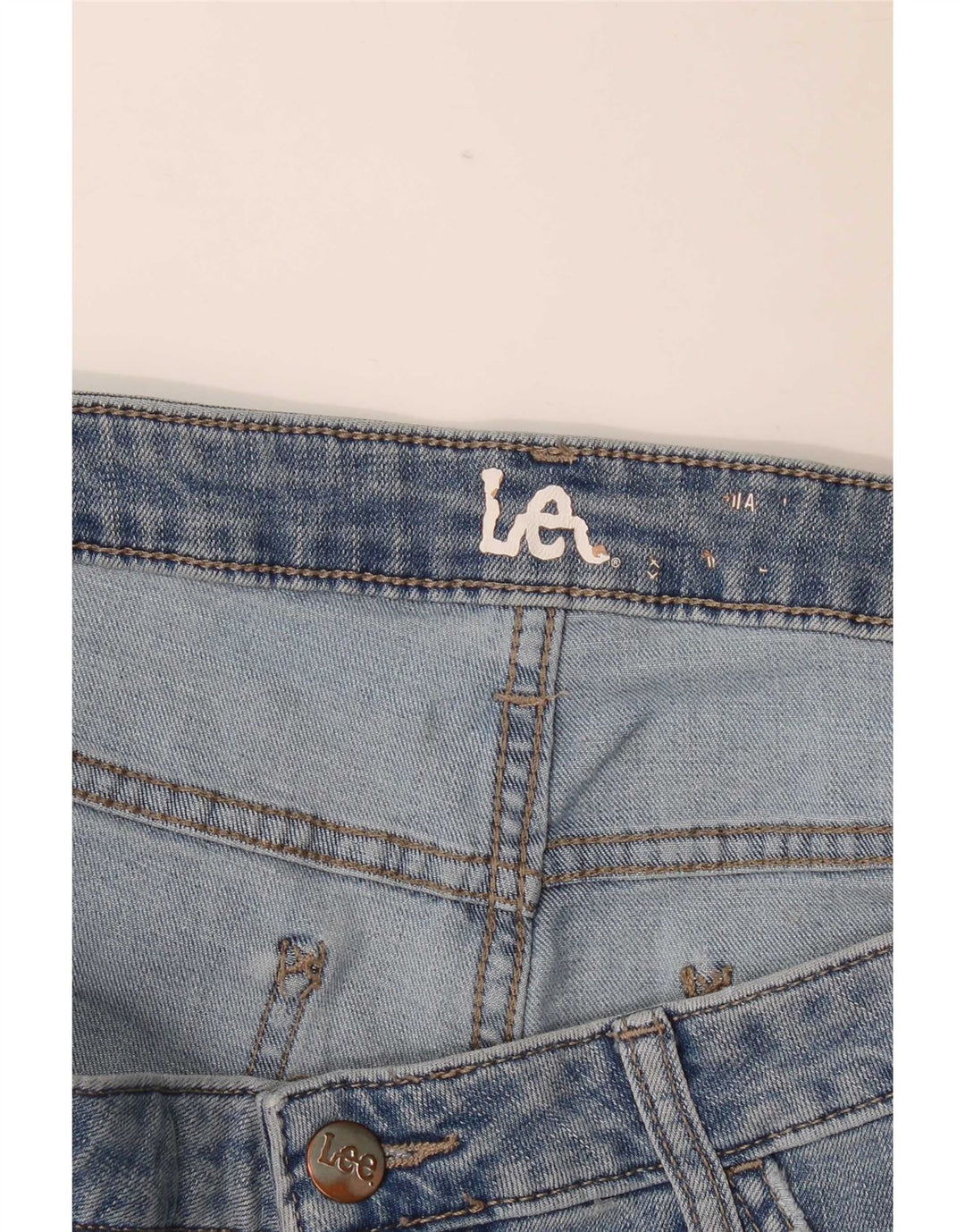 Pantaloncini di jeans da donna Lee W38 XL Blu
