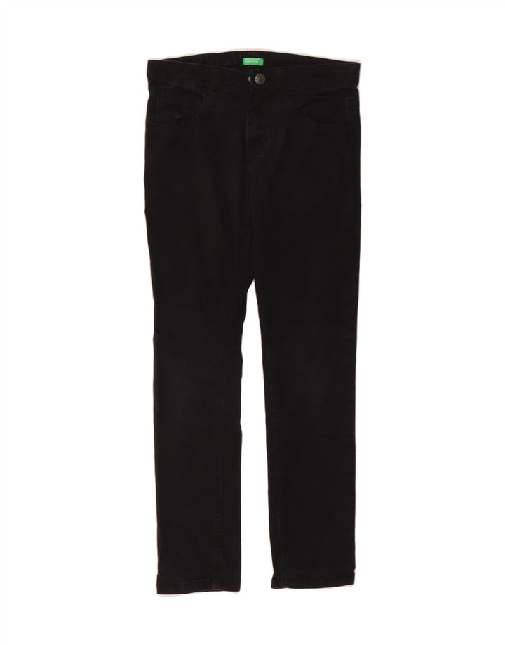 BENETTON Boys Slim Jeans 11-12 Years W26 L25 Black Vintage Benetton and Second-Hand Benetton from Messina Hembry 