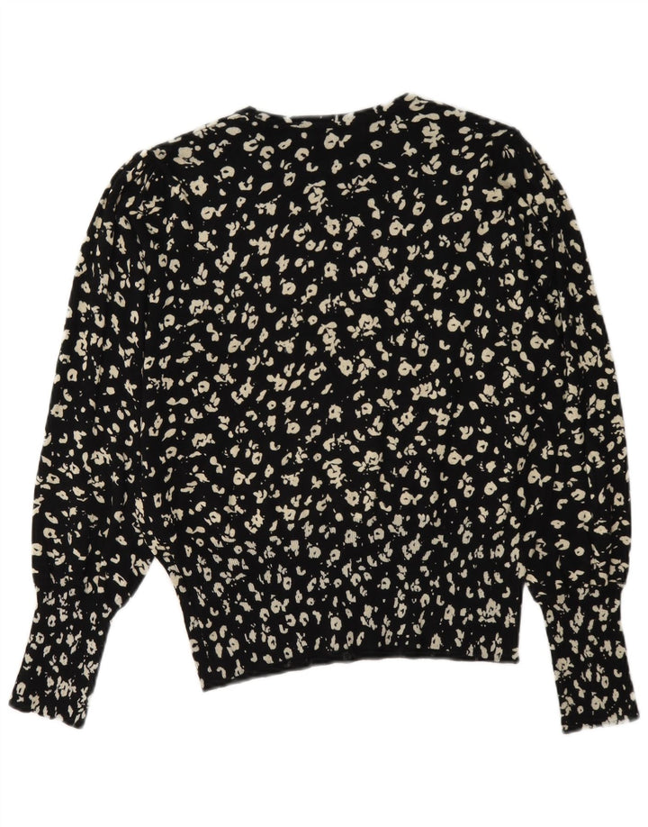 Sweter damski Marks & Spencer z okrągłym dekoltem, UK 12, średni czarny