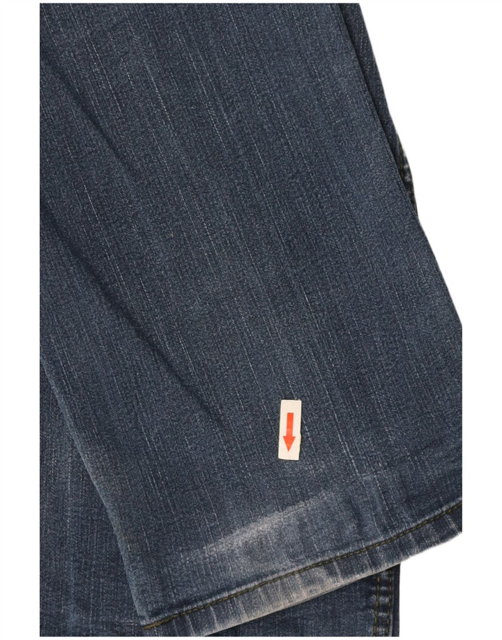 WRANGLER Mens Texas Stretch Straight Jeans W32 L30 Blue Cotton