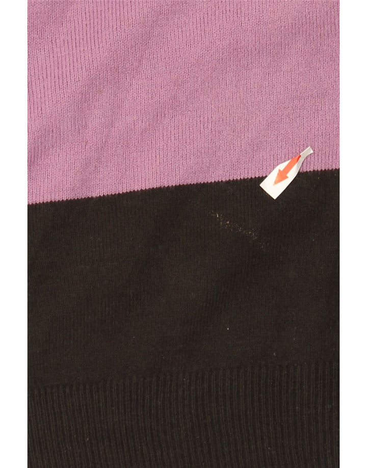 Marks & Spencer Womens Boat Neck Jumper Sweater UK 12 Medium Multicoloured