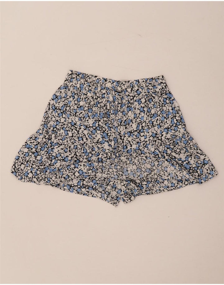 Zara Womens Hot Pants Small W26 Multicolored Floral Viscose