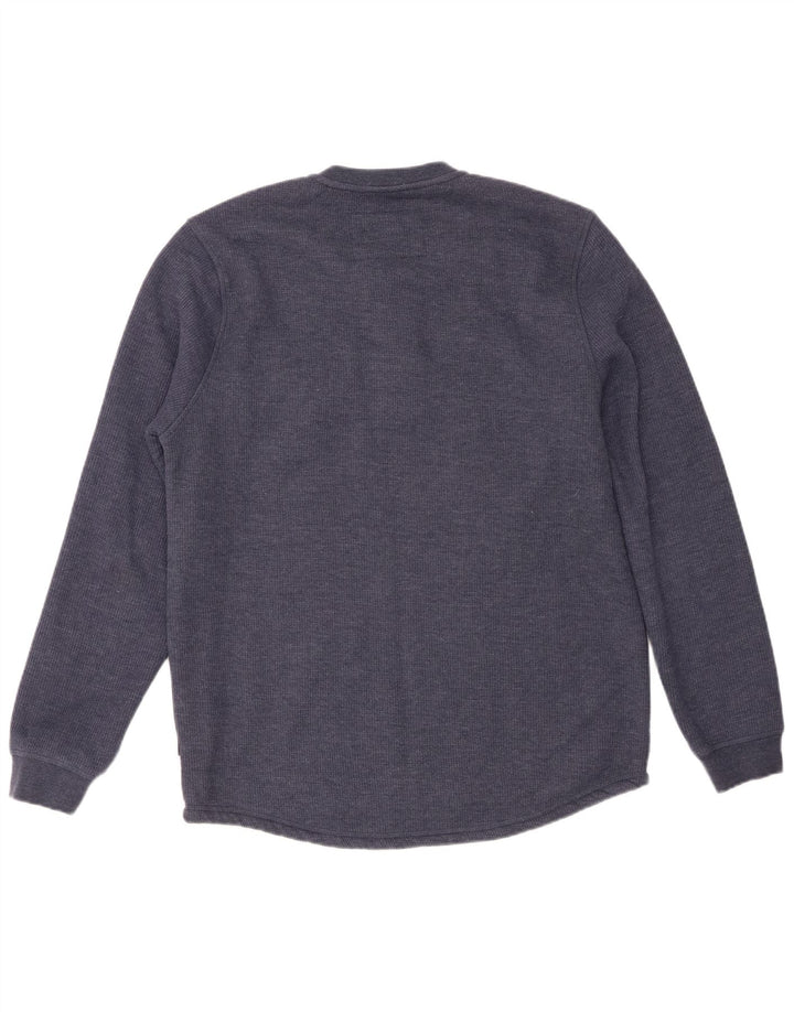 Lee Herre Regular Fit Sweatshirt Jumper Medium Blue Bomuld