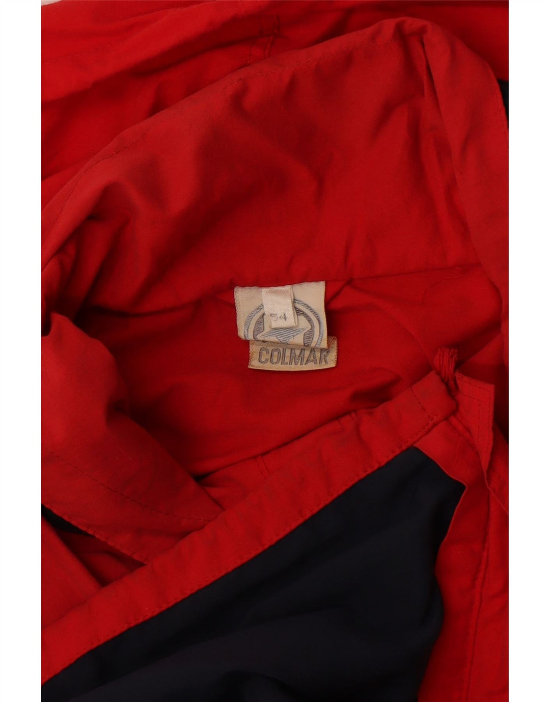 Giacca da sci da uomo con cappuccio COLMAR IT 54 XL Rosso Colourblock