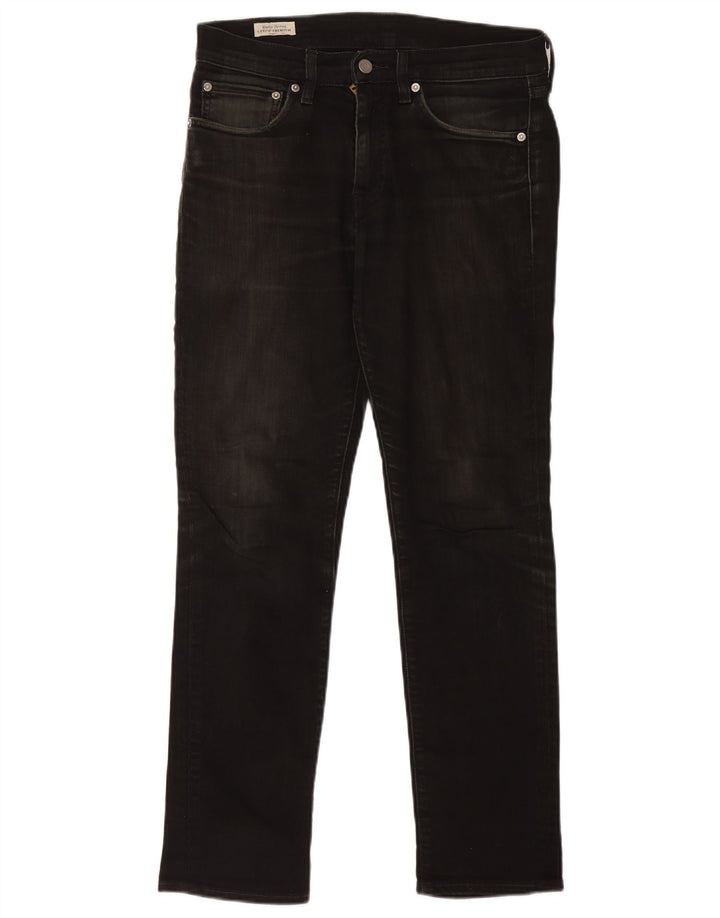 Jeans slim da uomo Levi's W31 L29 cotone nero