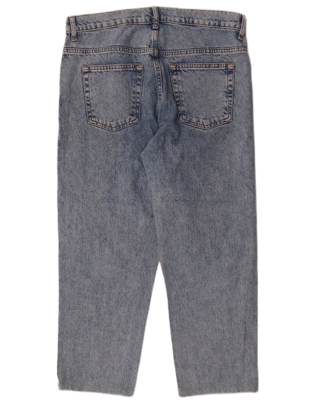 ZARA Herren verkürzte Jeans EU 40 Mittel W30 L25 Blau