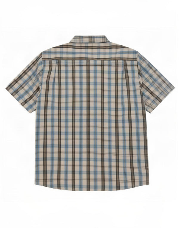 Cămașă cu mânecă scurtă pentru bărbați Paul Smith Mărimea 43/44 XL Blue Check