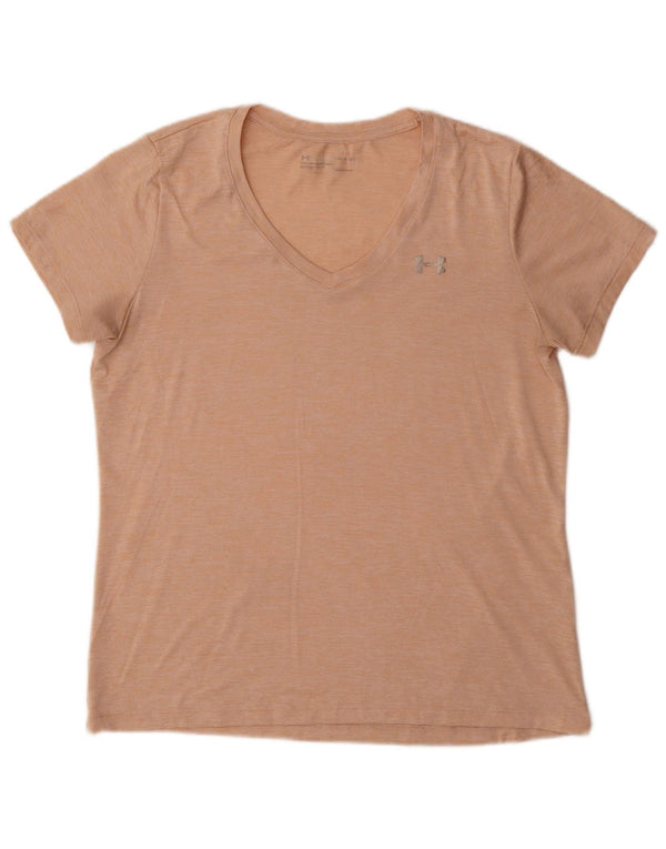 Tricou Under Armour pentru femei Heat Gear Top Large Pink Flecked