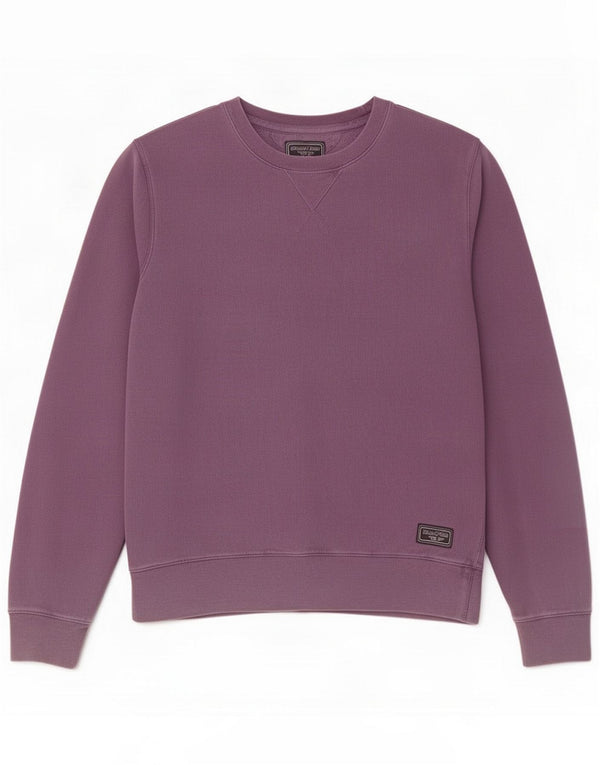 Marc O'Polo Mens Graphic Sweatshirt Jumper Large Purple Cotton