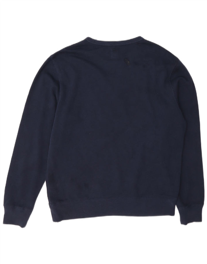 Gap Felpa grafica da uomo in cotone medio blu navy