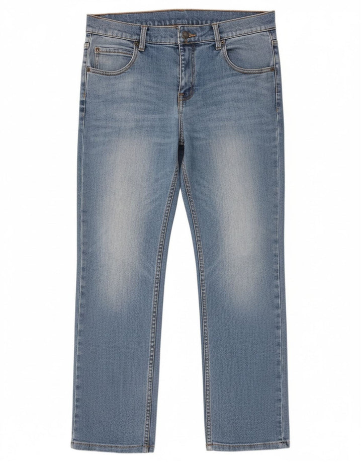 Cheap Monday Mens Straight Jeans W36 L27 Blue Cotton
