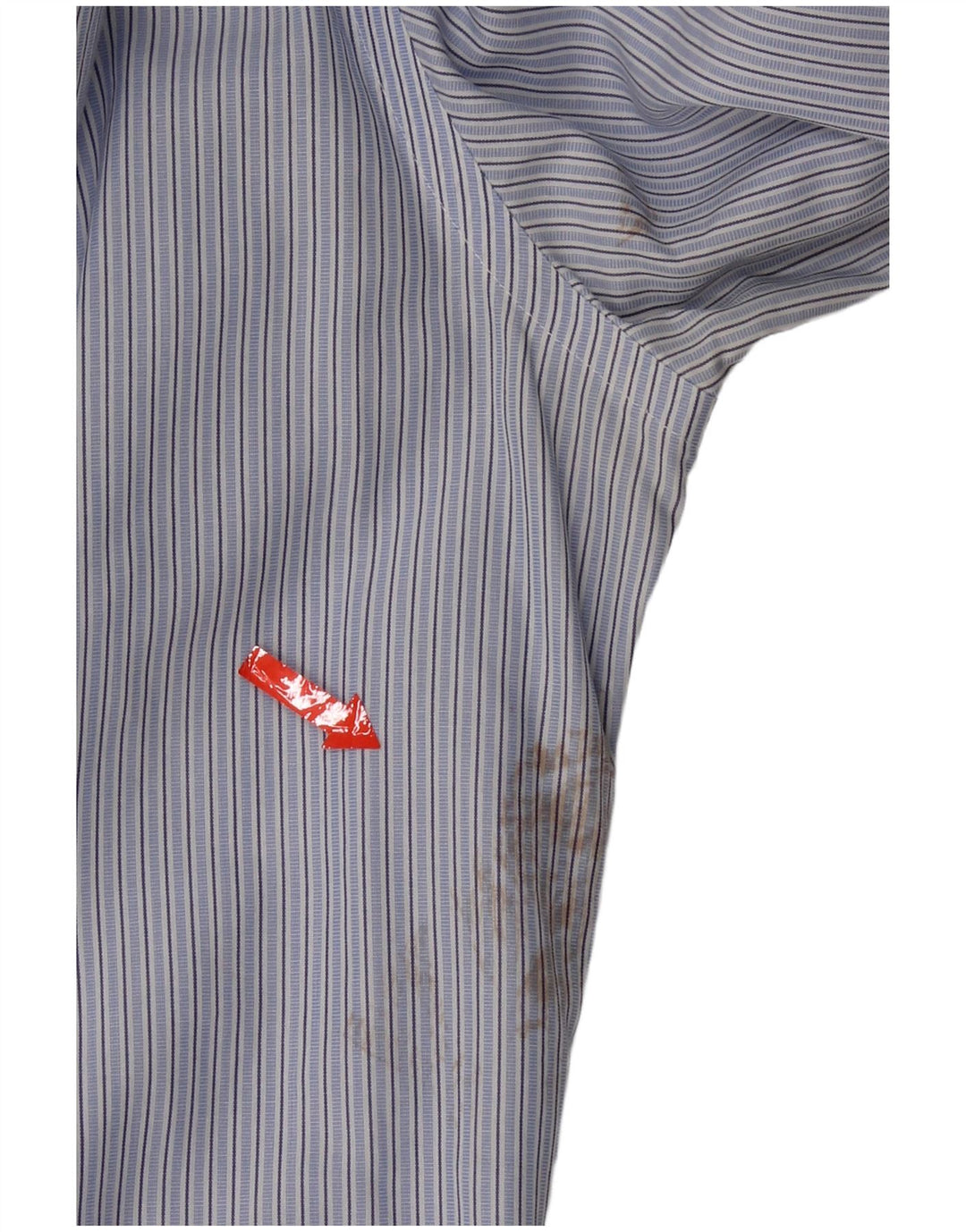 Brooks Brothers Mens 346 Shirt Size 15 Medium Blue Striped Cotton