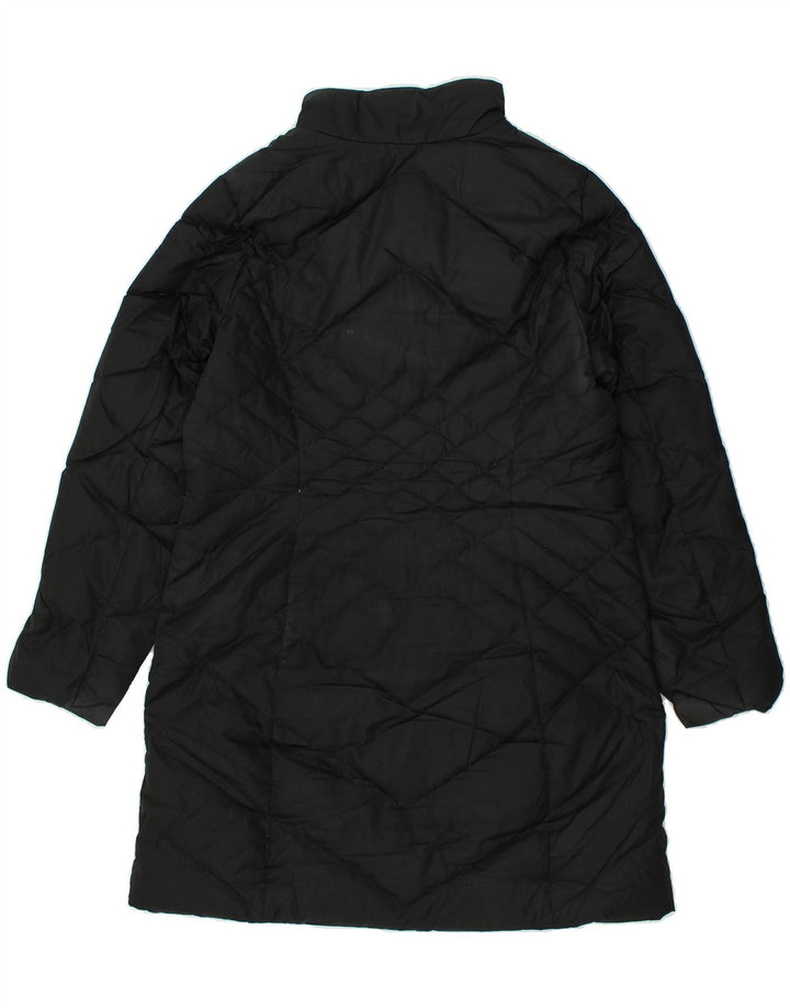 EDDIE BAUER Womens Padded Coat UK 14 Medium Black Polyester | Vintage Eddie Bauer | Thrift | Second-Hand Eddie Bauer | Used Clothing | Messina Hembry 