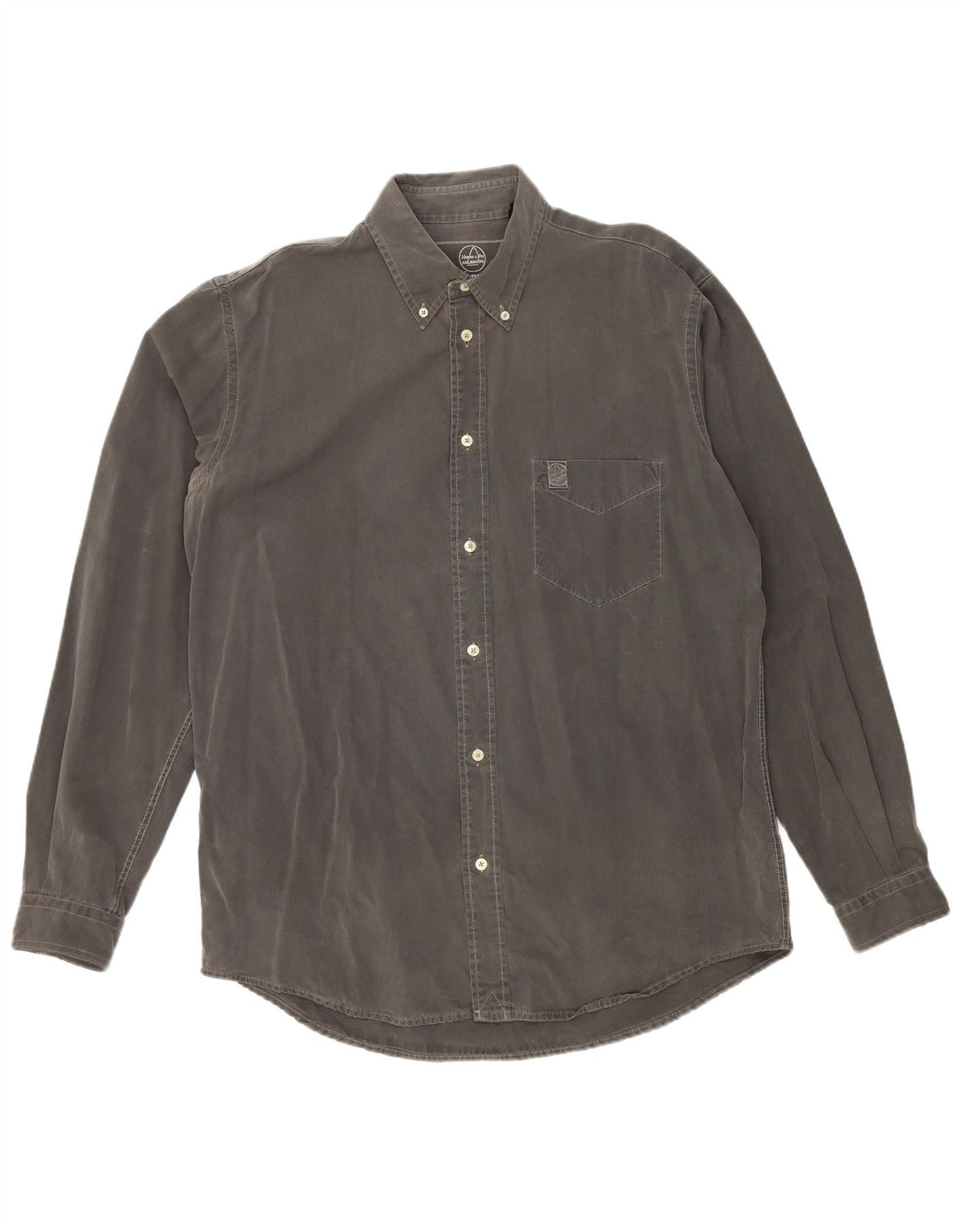 MURPHY & NYE Mens Marine Heritage Shirt XL Grey Cotton