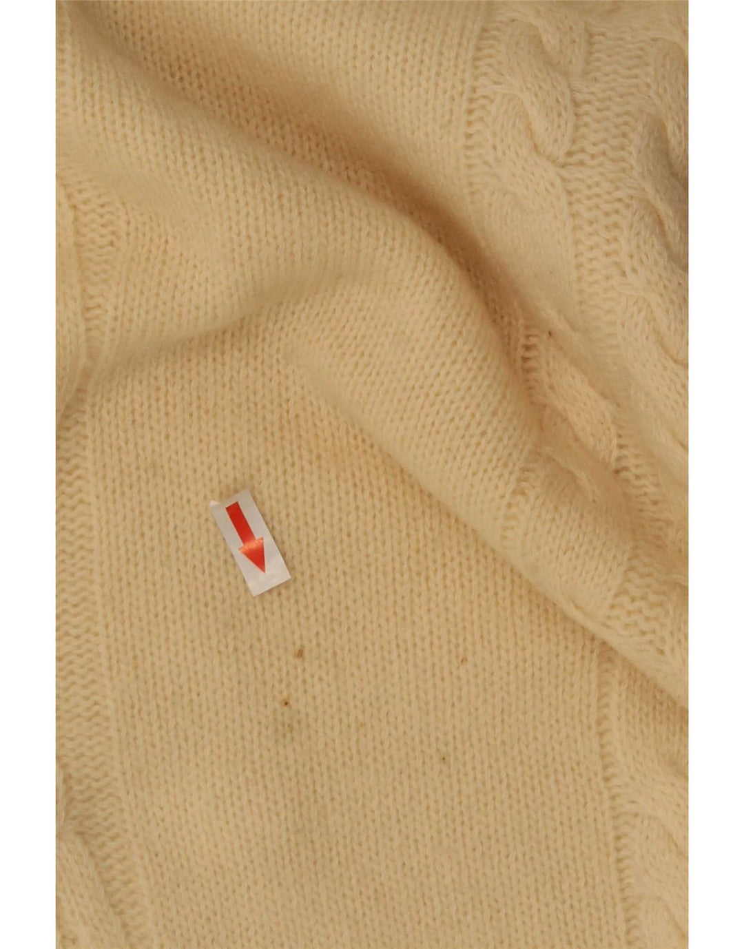 Maglione da uomo a collo alto Cacharel IT 52 Large Beige Lana