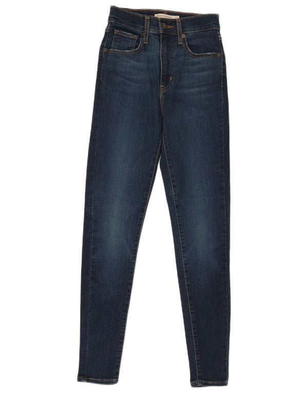 Женские джинсы суперскинни Levi's Mile High W25 L28, темно-синий, хлопок