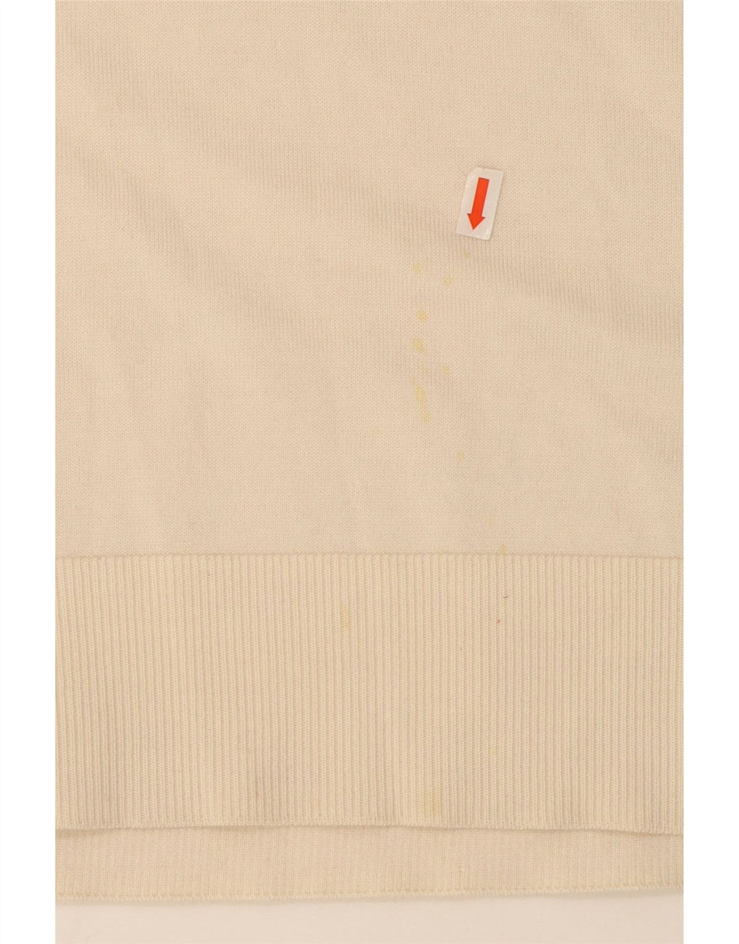 Marks & Spencer Womens Polo Neck Jumper Sweater UK 12 Medium Off White