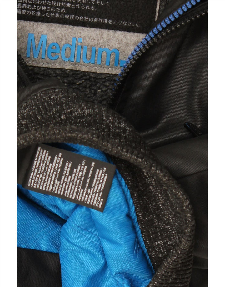 Superdry Mens Bomber Windbreaker Jacket UK 38 Medium Black Nylon