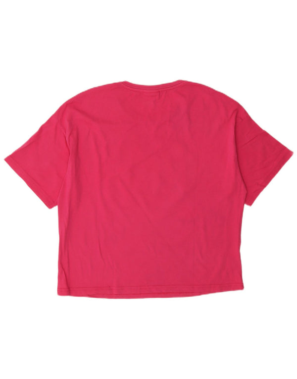 Benetton Womens Disney Graphic T-Shirt Top UK 16 Large Pink