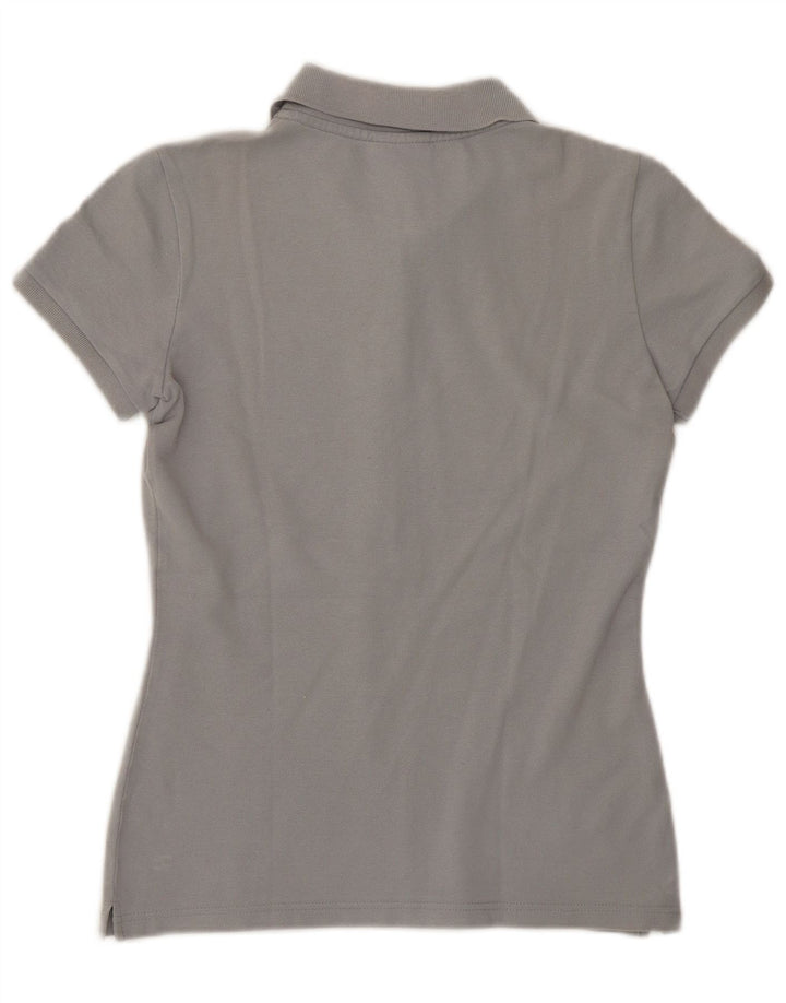 Lacoste Womens Polo Shirt Size 36 Small Grey Cotton