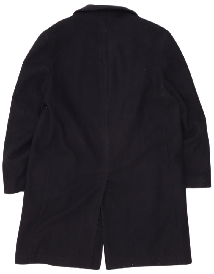 Cappotto da uomo Lord UK 40 grande in lana vergine blu navy