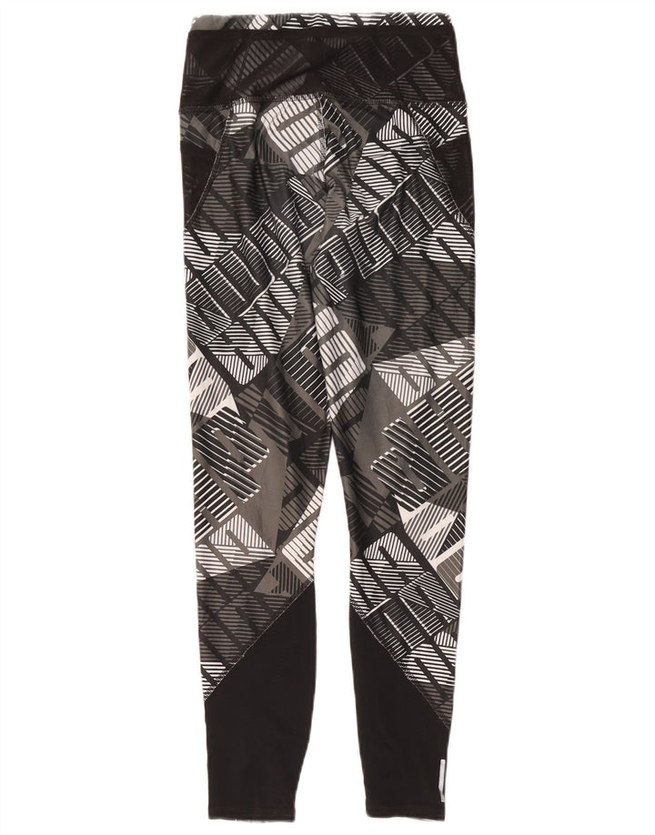 Leggings grafici da donna Puma UK 4 XS poliestere nero