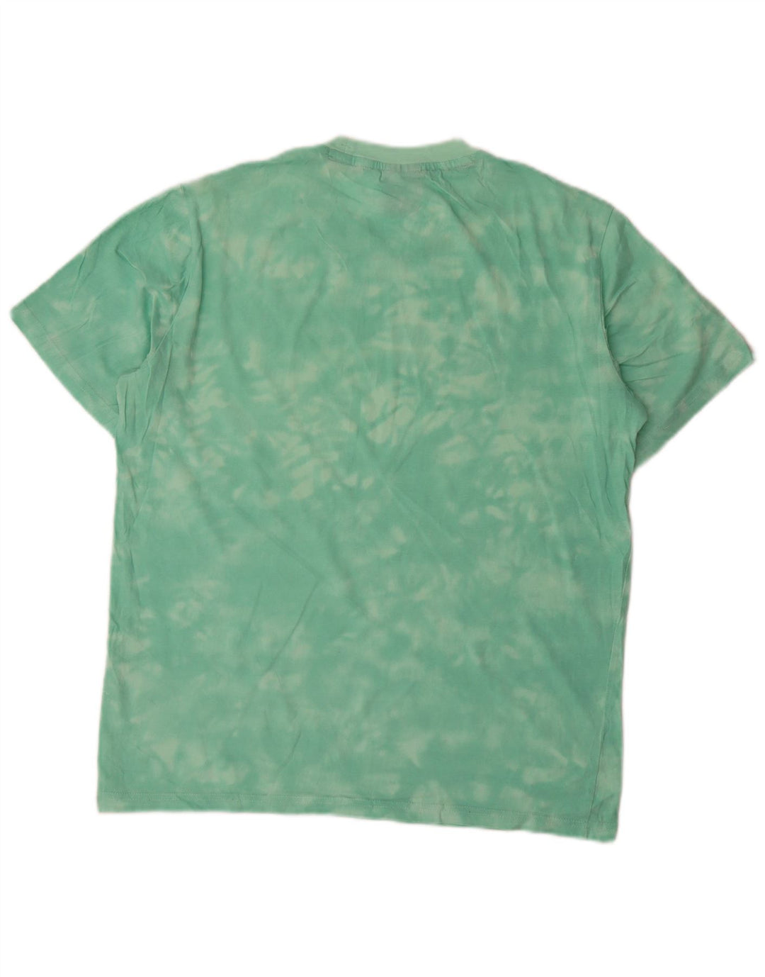 Champion Herre grafisk T-shirt Top Small Green Tie Dye